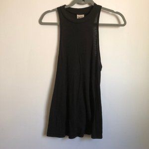Free People Ribbed Mock Neck Tank